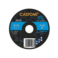 2CWI2212510A60 Vágókorong 125x1 CASTOMÍ fém-inox