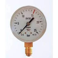 388411350701P Manométer átm 50 mm Oxigén 25/15 bar