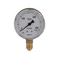 388411361572 Manométer oxigén 315/200 bar 63mm