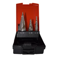 02039114000301  Készlet lépcsős fúró HSS-G 3 részes 4,0-30mm
