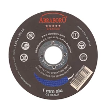 05071250100501  Vágókorong ABRABORO 125x1,0mm alu