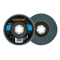 2FDIF2922125P40Z Lamellás CASTOMI 125mm G-QZ 40 INOX