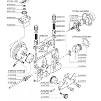 420405011601  Mechanika előtoló szorítóanya FRONIUS MPL.PBT