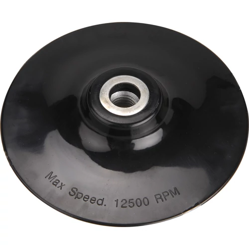 108550   Gumitányér sarokcsiszolóhoz; 125mm, M14