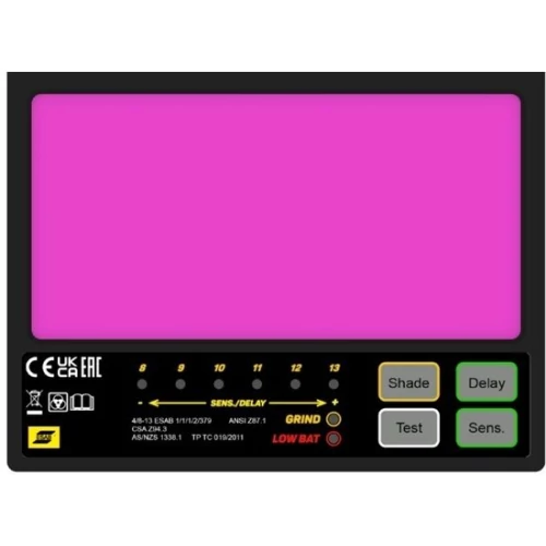 147550 Automata pajzs ESAB SAVAGE A41 fekete