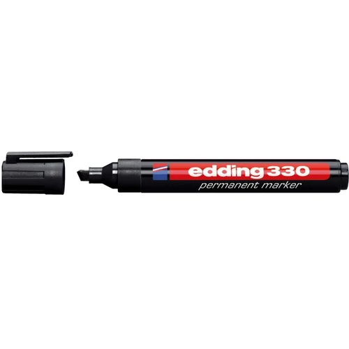 18376301   Jelölőfilc EDDING 330 vágottfekete 1-5mm