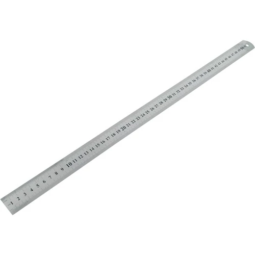 45901  Vonalzó rozsdamentes acél 500x30mm