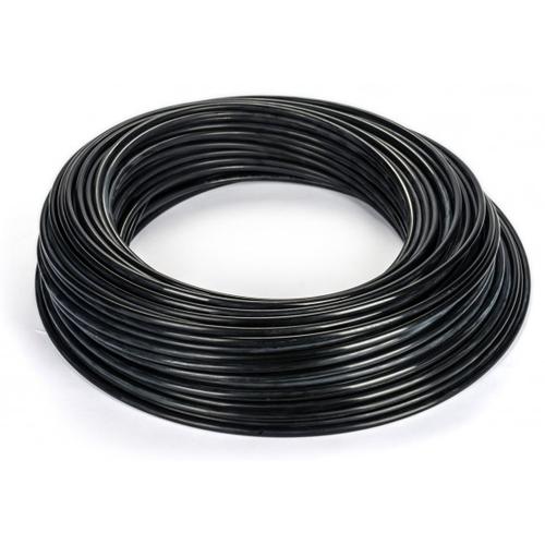 Tömlő PVC fekete szövetbetétes 5x1,5mm