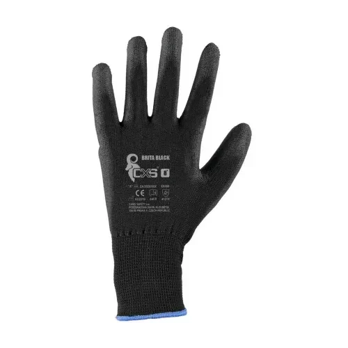 BI0001-5S Kesztyű, BRITA BLACK 7-es
