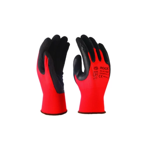GLKNP-0801 Kesztyű Fireant M: 11 piros fekete mártással