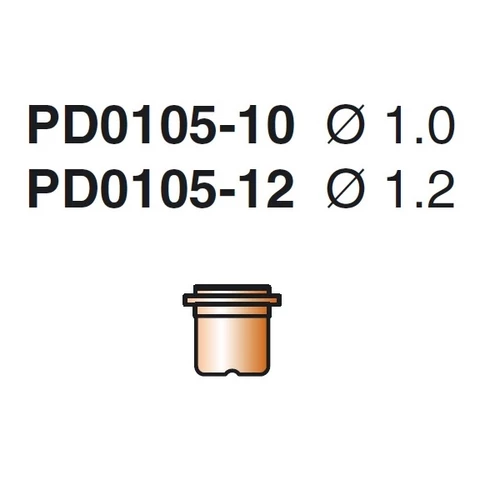 PD0105-1001  Vágófúvóka TRAFIMET A81 átm 1,0mm