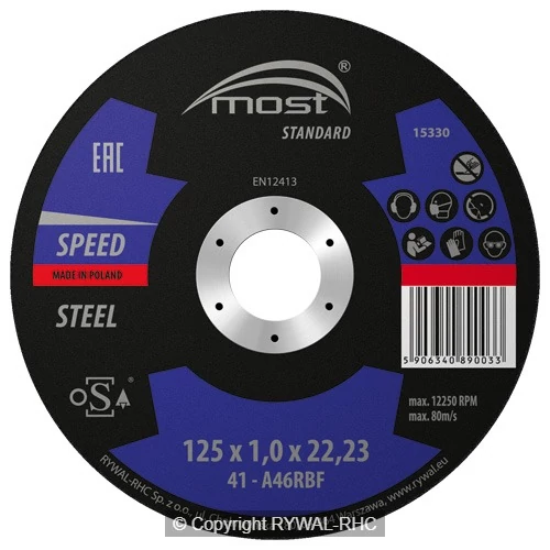 most_standard125 Tisztítókorong MOST STANDARD 115x6,5mm